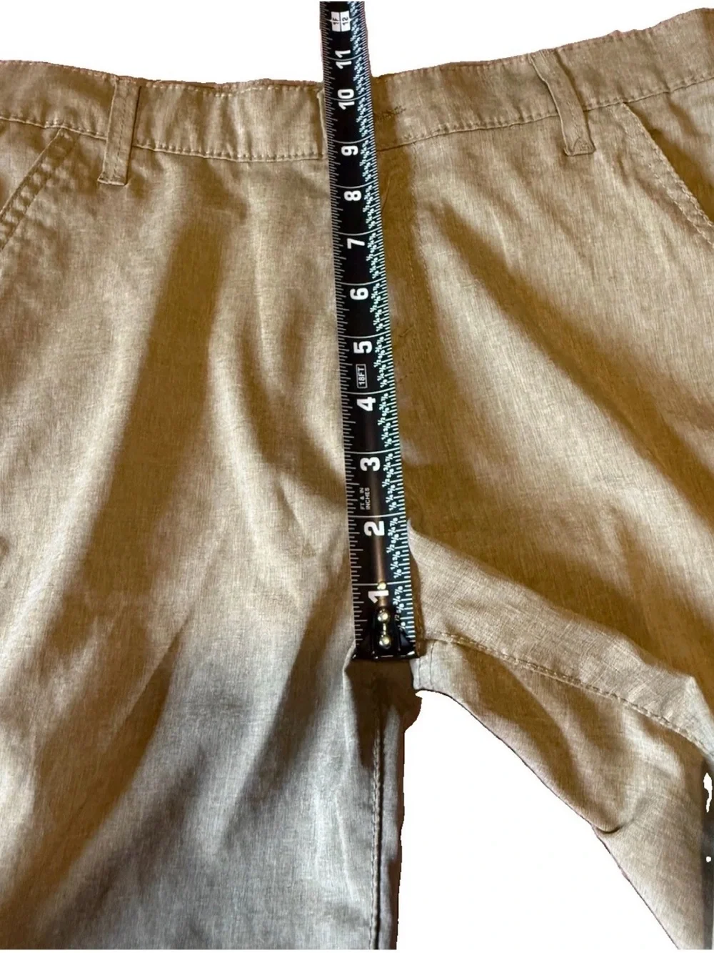 Levi's Shorts Mens 28 Khaki Flat Front Slash Pockets Cargo Utility